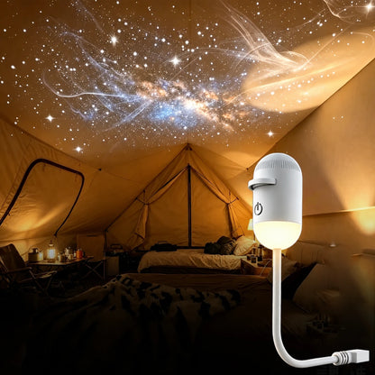 Proiector Stelar Galaxy Nebula (2 în 1, USB, LED)